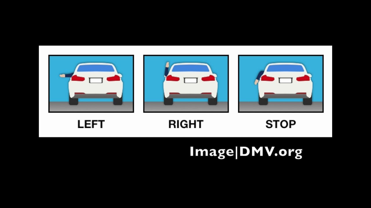 hand signals for driving test in barbados